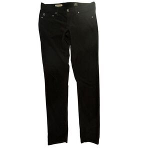 AG Adriano Goldschmied The Jegging Super Skinny Corduroy Pant Size 28 Black